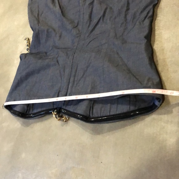 Blue Strapless Dress - Picture 7 of 13